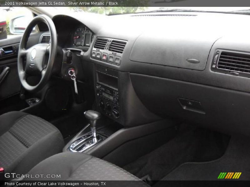 Silver Arrow Metallic / Black 2001 Volkswagen Jetta GL Sedan