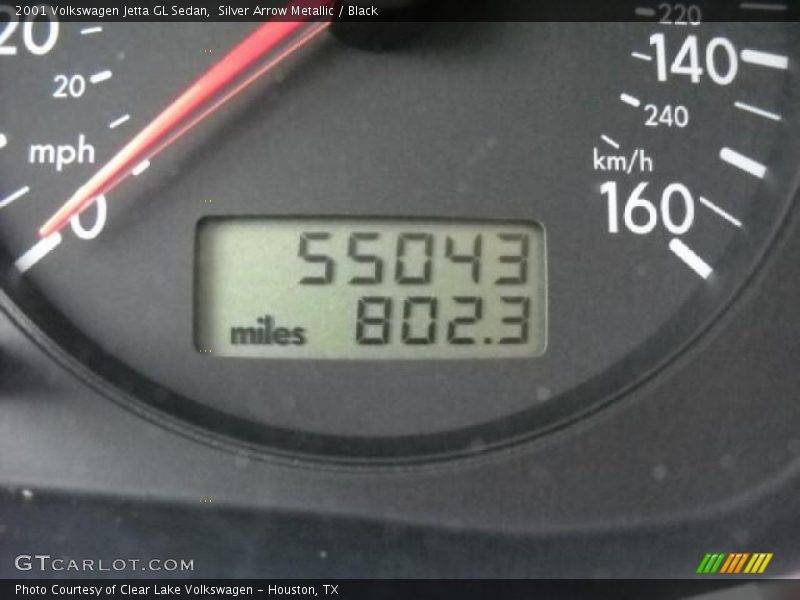 Silver Arrow Metallic / Black 2001 Volkswagen Jetta GL Sedan