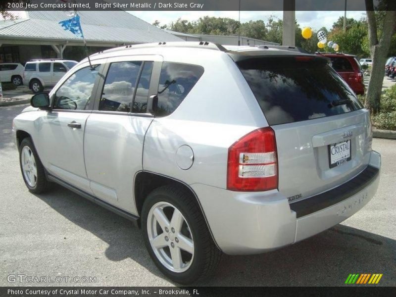 Bright Silver Metallic / Dark Slate Gray 2008 Jeep Compass Limited