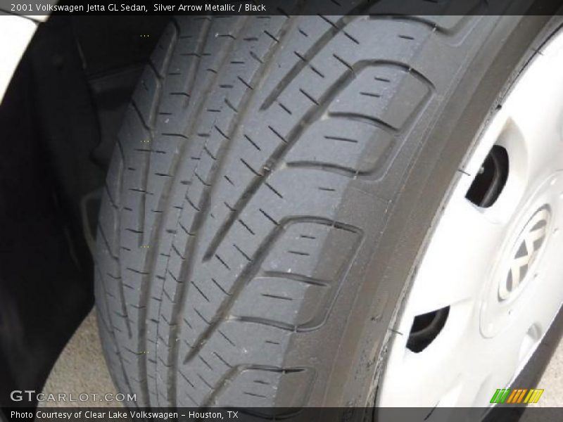 Silver Arrow Metallic / Black 2001 Volkswagen Jetta GL Sedan