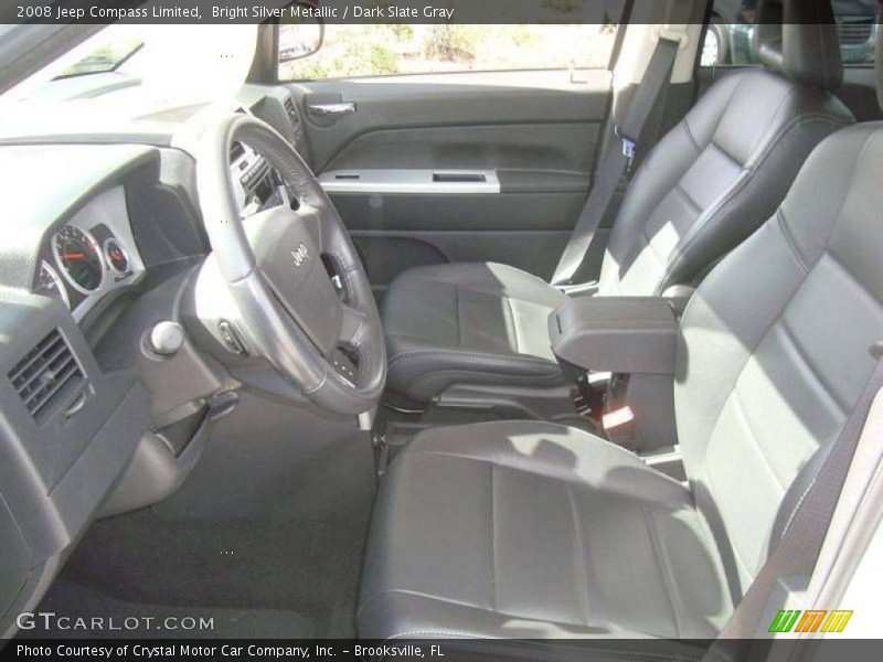 Bright Silver Metallic / Dark Slate Gray 2008 Jeep Compass Limited