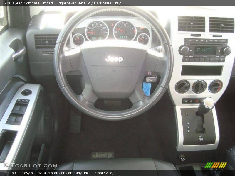 Bright Silver Metallic / Dark Slate Gray 2008 Jeep Compass Limited