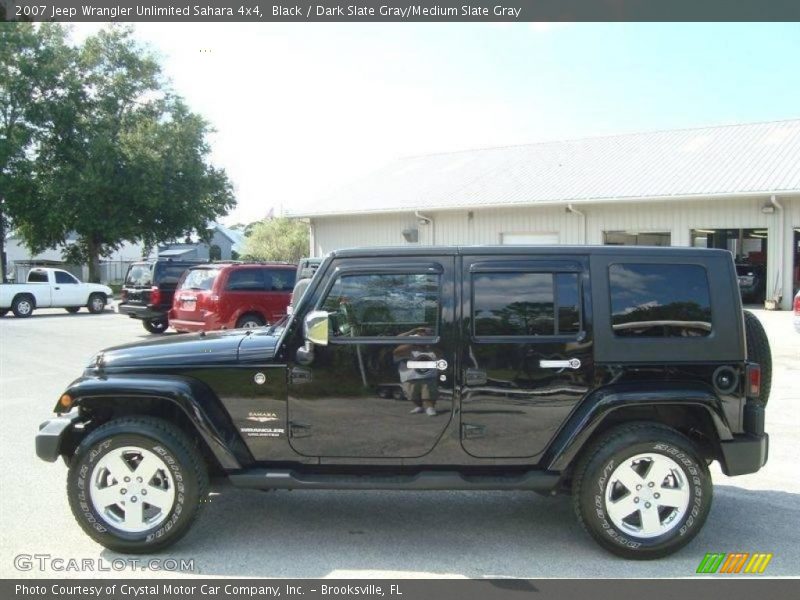 Black / Dark Slate Gray/Medium Slate Gray 2007 Jeep Wrangler Unlimited Sahara 4x4