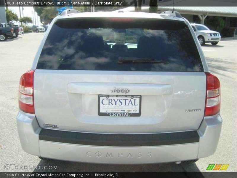 Bright Silver Metallic / Dark Slate Gray 2008 Jeep Compass Limited
