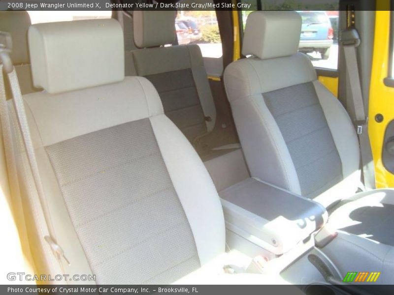 Detonator Yellow / Dark Slate Gray/Med Slate Gray 2008 Jeep Wrangler Unlimited X