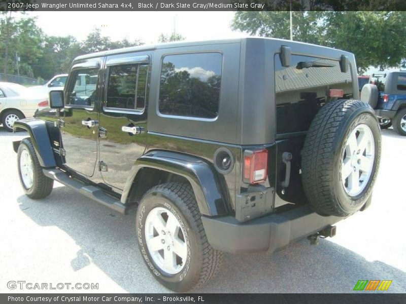 Black / Dark Slate Gray/Medium Slate Gray 2007 Jeep Wrangler Unlimited Sahara 4x4