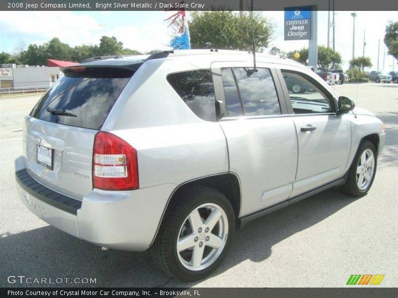 Bright Silver Metallic / Dark Slate Gray 2008 Jeep Compass Limited