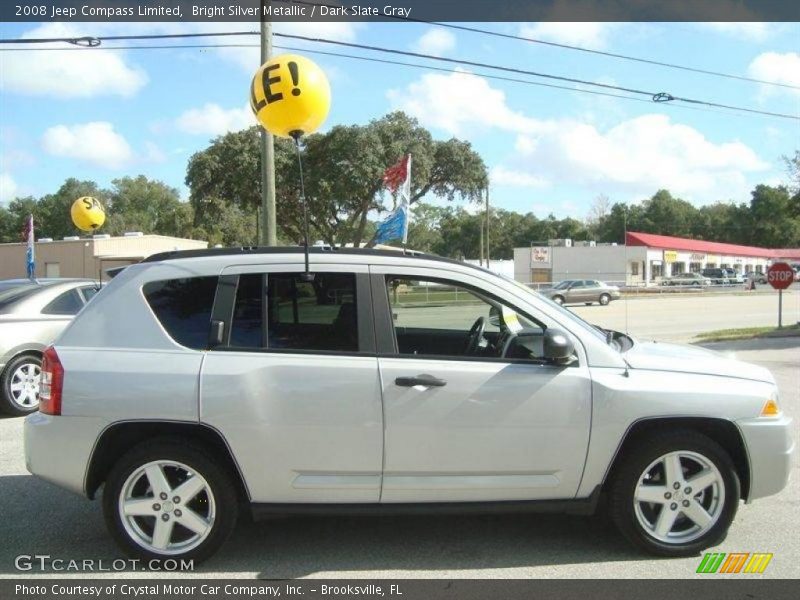 Bright Silver Metallic / Dark Slate Gray 2008 Jeep Compass Limited