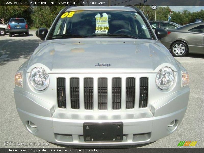 Bright Silver Metallic / Dark Slate Gray 2008 Jeep Compass Limited