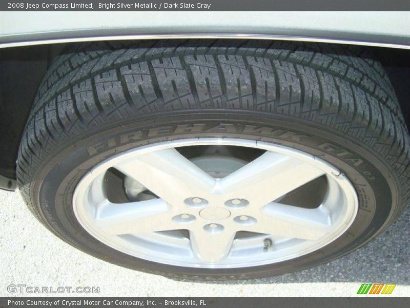 Bright Silver Metallic / Dark Slate Gray 2008 Jeep Compass Limited