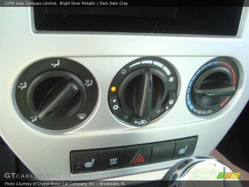 Bright Silver Metallic / Dark Slate Gray 2008 Jeep Compass Limited