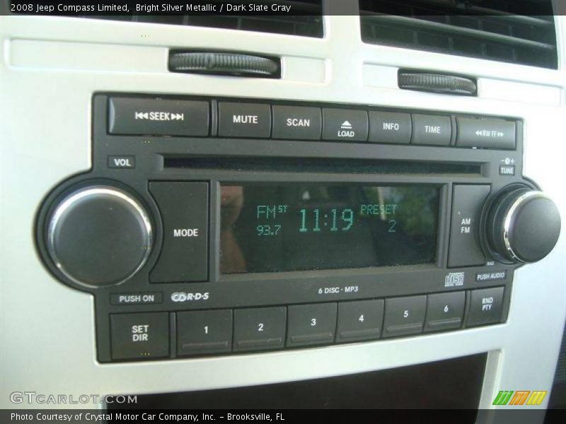 Bright Silver Metallic / Dark Slate Gray 2008 Jeep Compass Limited