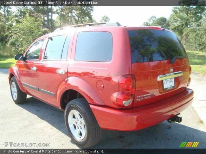 Flame Red / Dark Khaki/Light Khaki 2006 Dodge Durango SLT