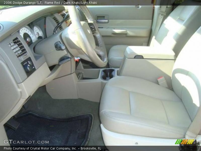 Flame Red / Dark Khaki/Light Khaki 2006 Dodge Durango SLT