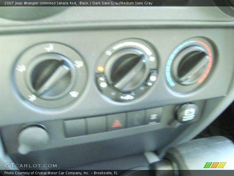Black / Dark Slate Gray/Medium Slate Gray 2007 Jeep Wrangler Unlimited Sahara 4x4