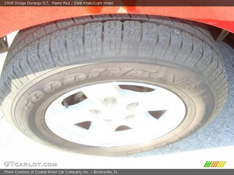 Flame Red / Dark Khaki/Light Khaki 2006 Dodge Durango SLT