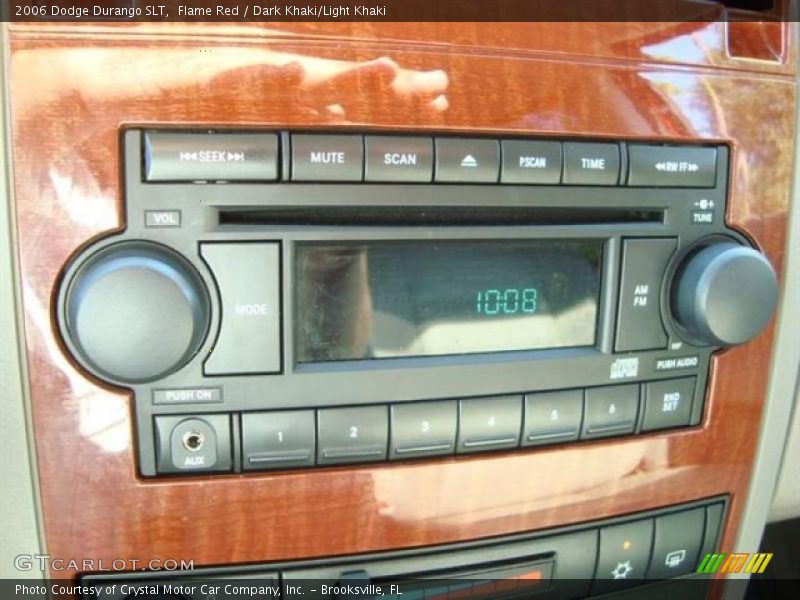 Flame Red / Dark Khaki/Light Khaki 2006 Dodge Durango SLT