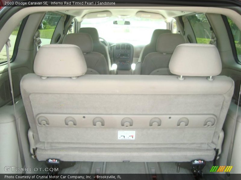 Inferno Red Tinted Pearl / Sandstone 2003 Dodge Caravan SE
