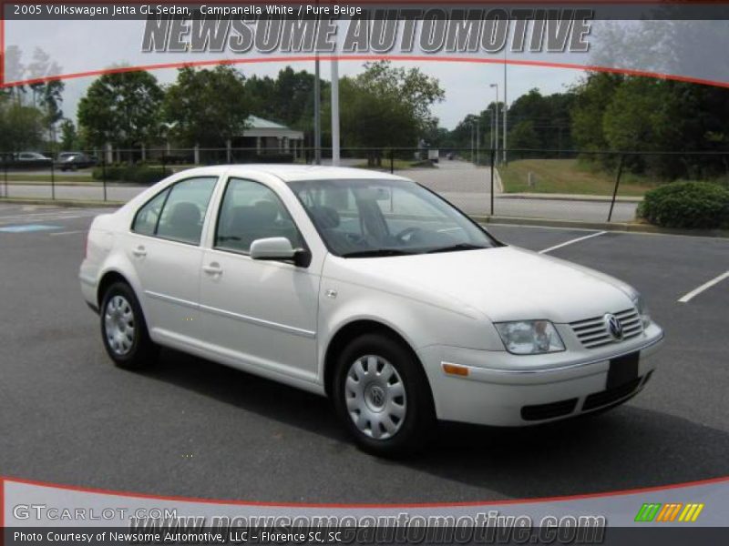 Campanella White / Pure Beige 2005 Volkswagen Jetta GL Sedan