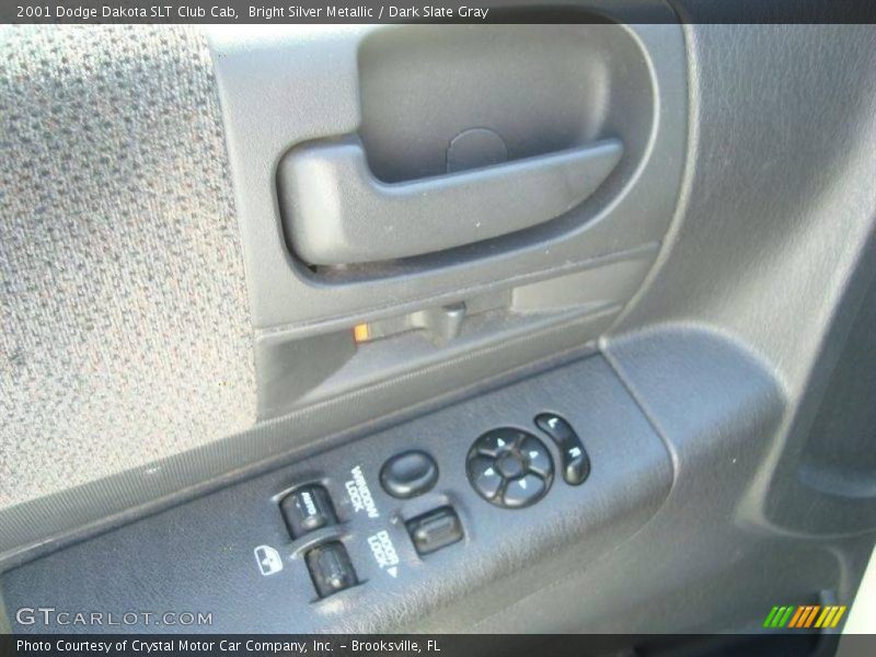 Bright Silver Metallic / Dark Slate Gray 2001 Dodge Dakota SLT Club Cab