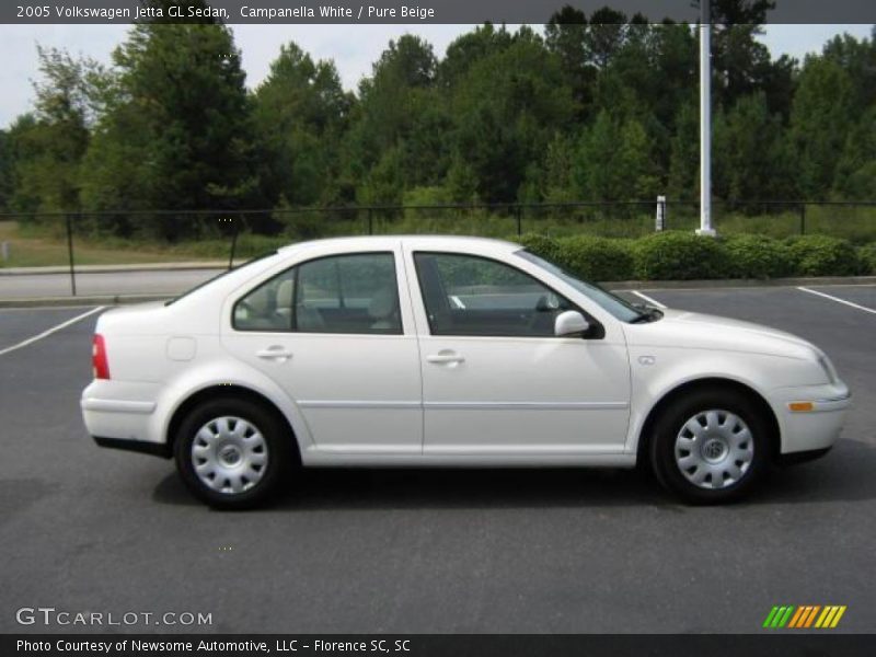 Campanella White / Pure Beige 2005 Volkswagen Jetta GL Sedan