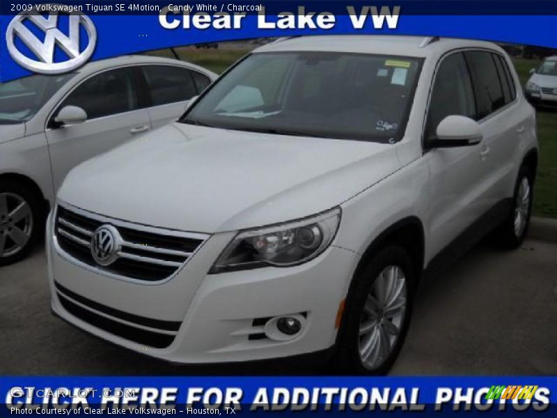Candy White / Charcoal 2009 Volkswagen Tiguan SE 4Motion