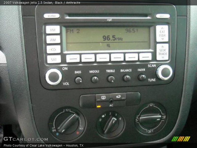 Black / Anthracite 2007 Volkswagen Jetta 2.5 Sedan