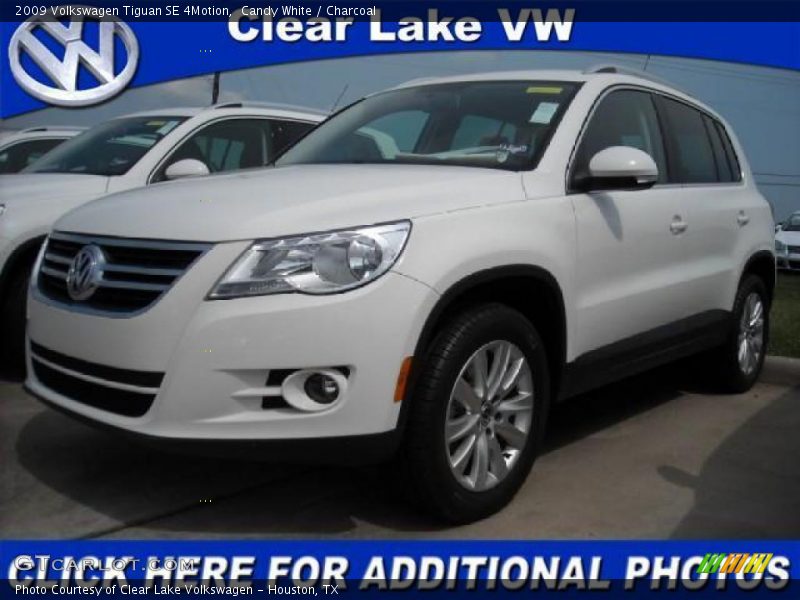 Candy White / Charcoal 2009 Volkswagen Tiguan SE 4Motion