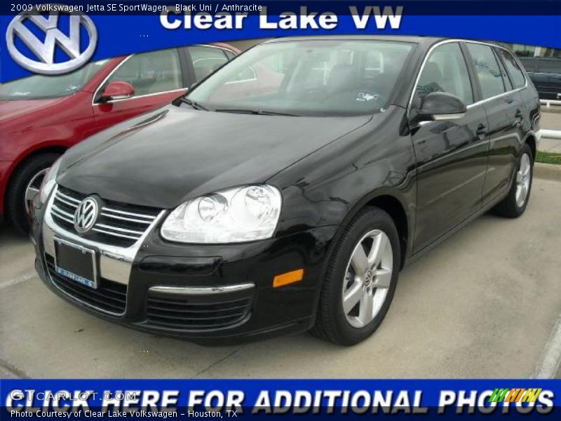 Black Uni / Anthracite 2009 Volkswagen Jetta SE SportWagen