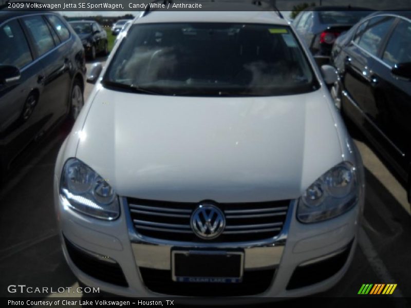 Candy White / Anthracite 2009 Volkswagen Jetta SE SportWagen