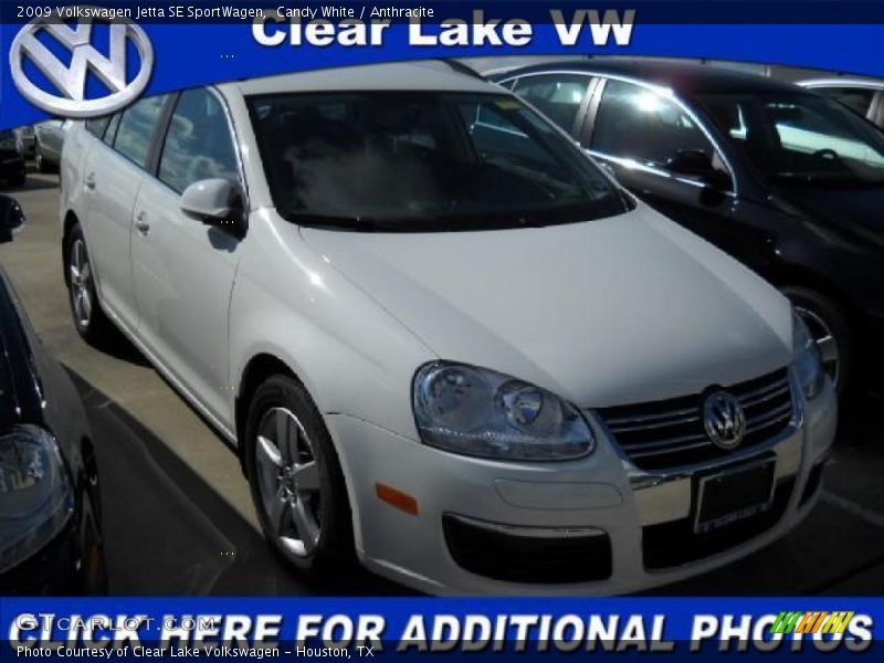 Candy White / Anthracite 2009 Volkswagen Jetta SE SportWagen