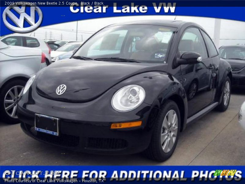 Black / Black 2009 Volkswagen New Beetle 2.5 Coupe