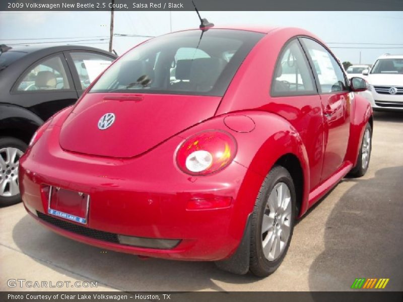 Salsa Red / Black 2009 Volkswagen New Beetle 2.5 Coupe