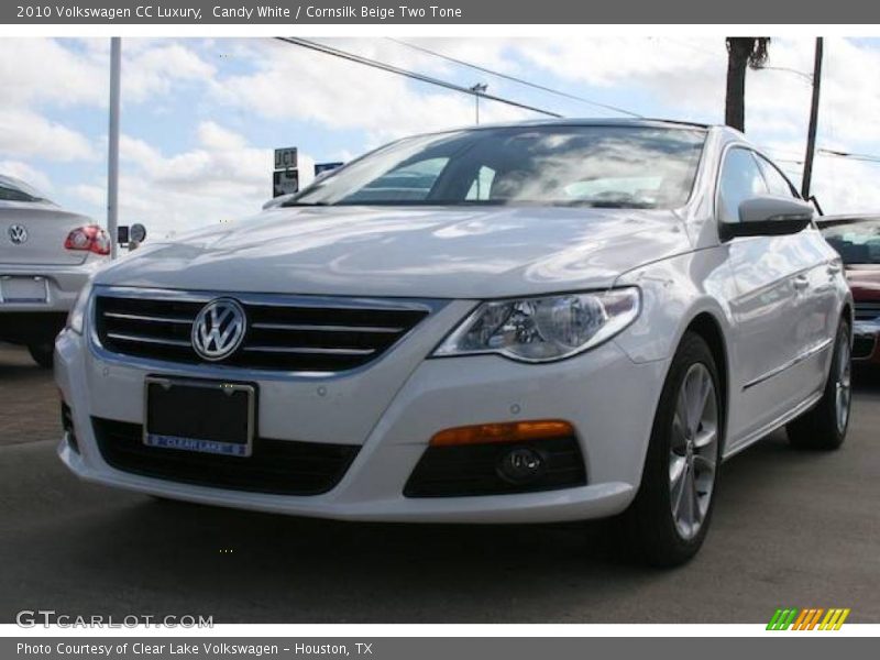 Candy White / Cornsilk Beige Two Tone 2010 Volkswagen CC Luxury