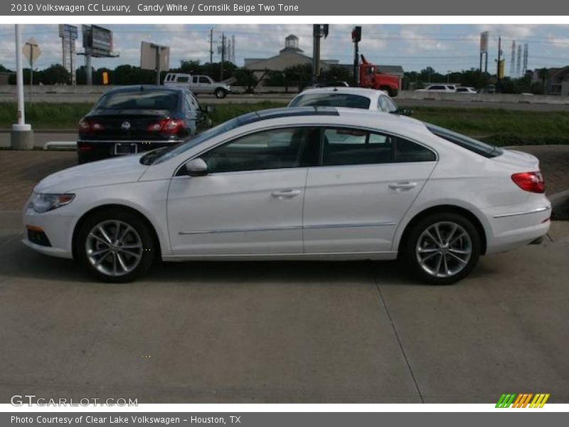 Candy White / Cornsilk Beige Two Tone 2010 Volkswagen CC Luxury