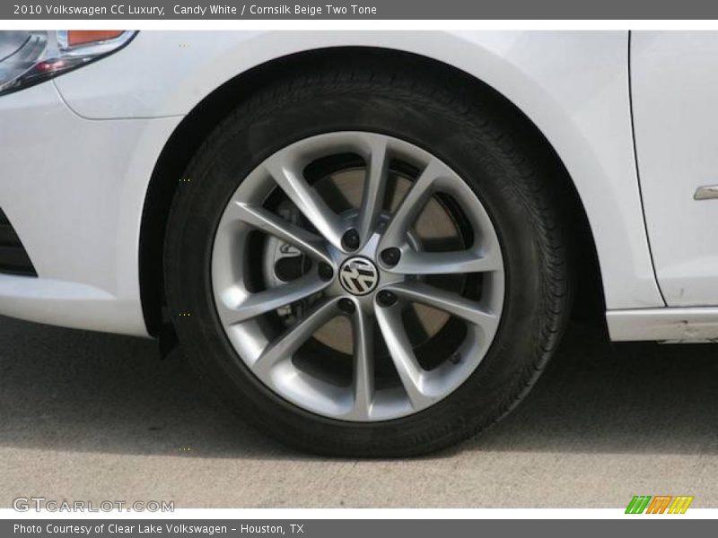 Candy White / Cornsilk Beige Two Tone 2010 Volkswagen CC Luxury