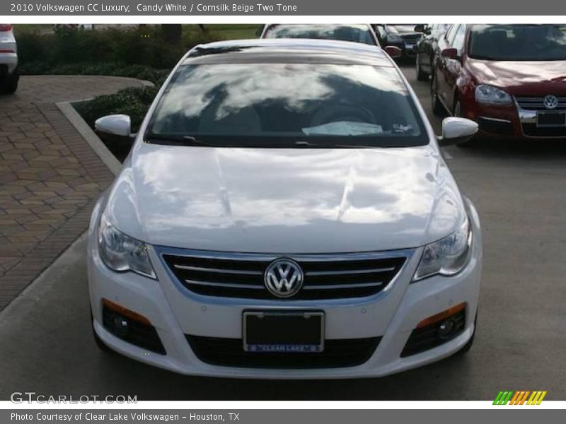 Candy White / Cornsilk Beige Two Tone 2010 Volkswagen CC Luxury