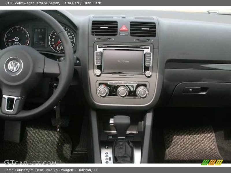 Salsa Red / Titan Black 2010 Volkswagen Jetta SE Sedan