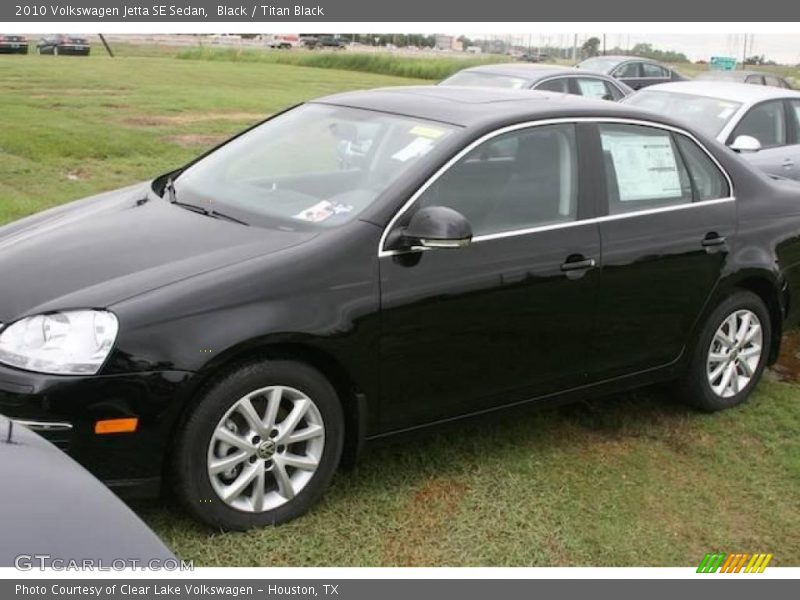 Black / Titan Black 2010 Volkswagen Jetta SE Sedan