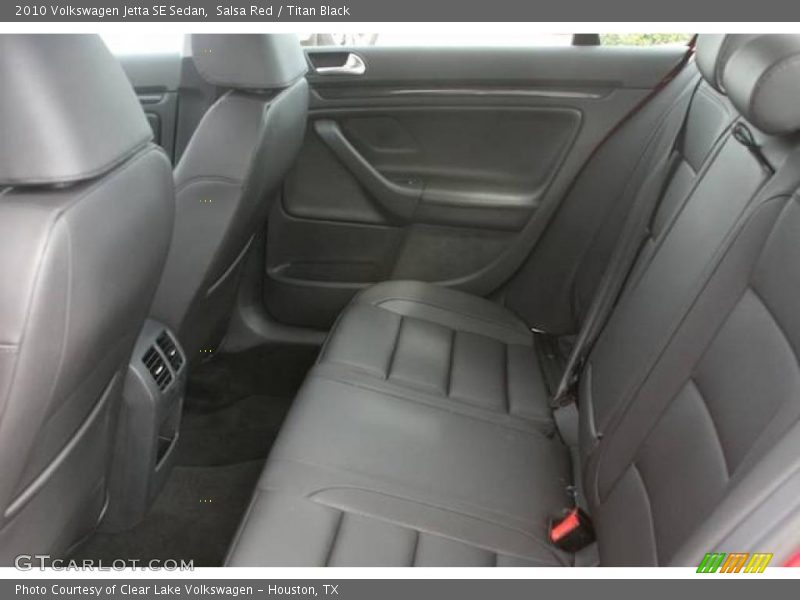 Salsa Red / Titan Black 2010 Volkswagen Jetta SE Sedan