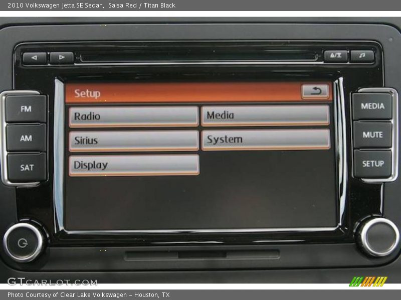 Salsa Red / Titan Black 2010 Volkswagen Jetta SE Sedan