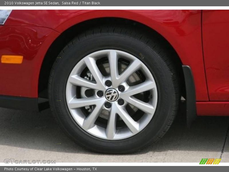 Salsa Red / Titan Black 2010 Volkswagen Jetta SE Sedan