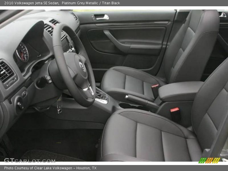 Platinum Grey Metallic / Titan Black 2010 Volkswagen Jetta SE Sedan