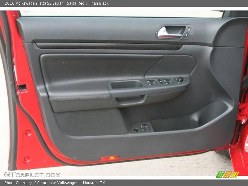 Salsa Red / Titan Black 2010 Volkswagen Jetta SE Sedan