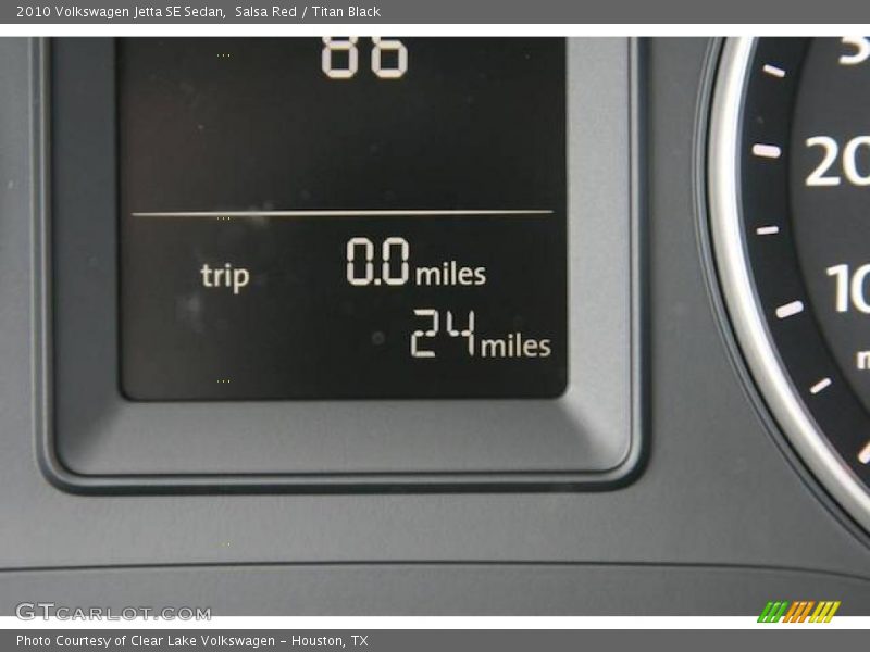 Salsa Red / Titan Black 2010 Volkswagen Jetta SE Sedan