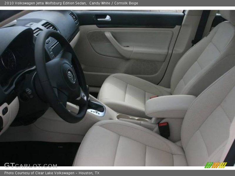 Candy White / Cornsilk Beige 2010 Volkswagen Jetta Wolfsburg Edition Sedan