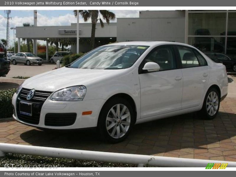 Candy White / Cornsilk Beige 2010 Volkswagen Jetta Wolfsburg Edition Sedan
