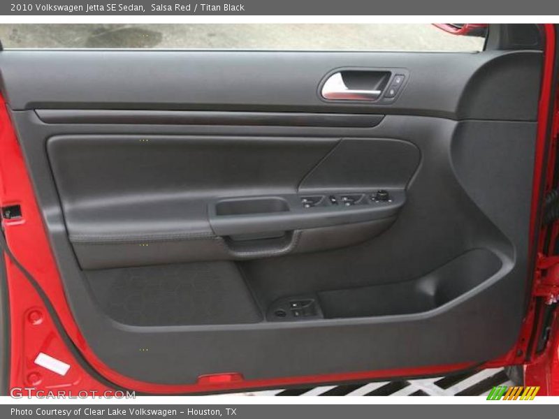 Salsa Red / Titan Black 2010 Volkswagen Jetta SE Sedan