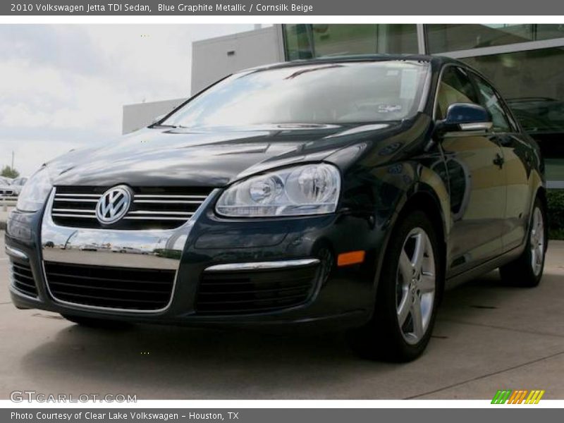 Blue Graphite Metallic / Cornsilk Beige 2010 Volkswagen Jetta TDI Sedan