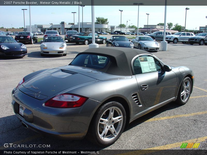 Meteor Grey Metallic / Black 2007 Porsche Boxster